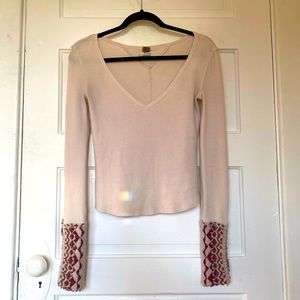 Free People - thermal top with cuffs